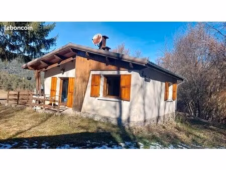 chalet + garage. travaux