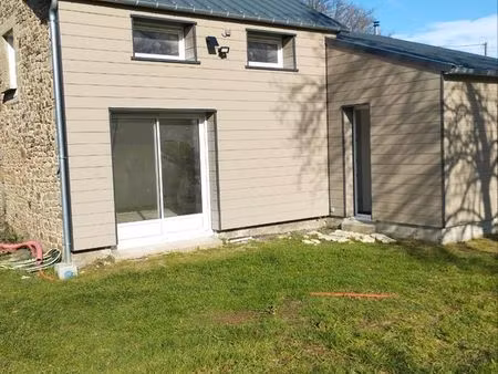 vend maison neuve avec terres agricoles