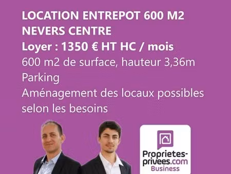 local industriel 600 m²