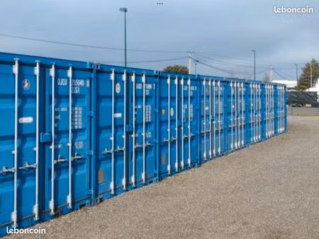 location de box de 7m2 dans un conteneur sur un terrain clos et sécurisé stockage prés de 