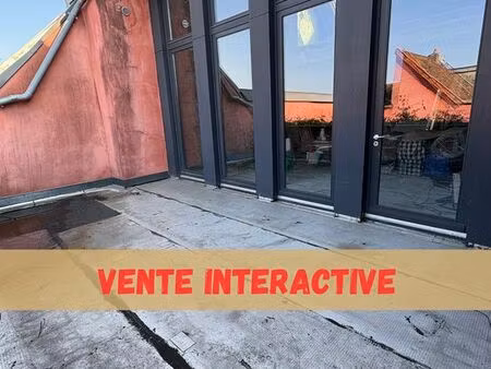 vente interactive - duplex à fort potentiel avec terrasse