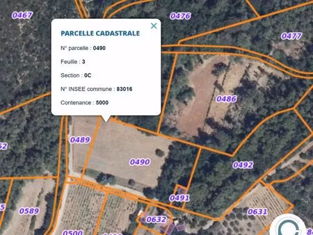 terrain 11269 m² le beausset