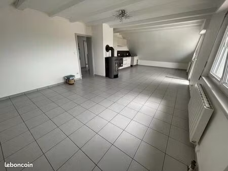 très grand 3/4 pièces avec terrasse et parking  sans vis à vis