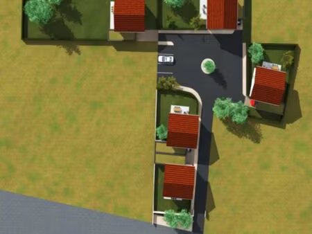 maison individuelle dans petit lotissement