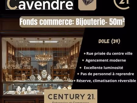 fonds de commerce 50 m² dole