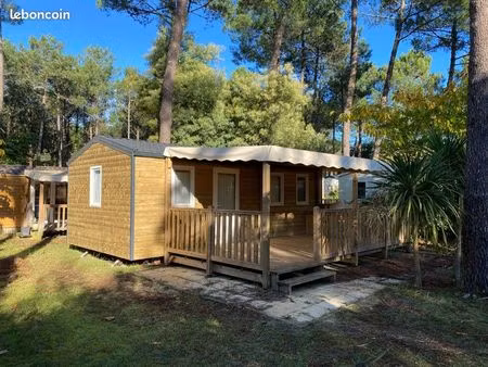 mobilhome ohara bardé bois 4 personnes 30 m2