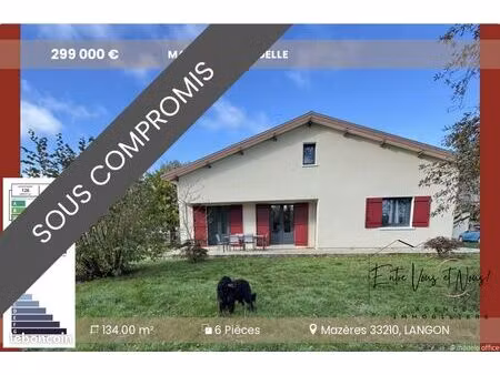 maison 6 pièces 134 m²