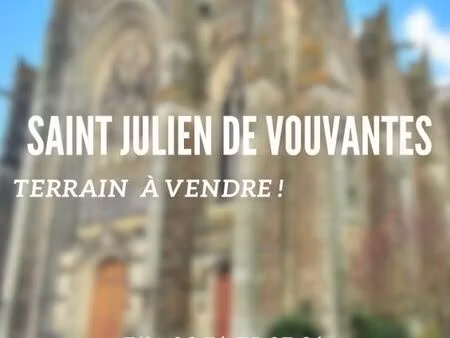 terrain 650 m² saint julien de vouvantes