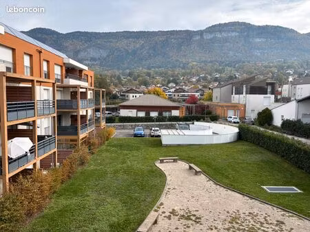 t2 de 44 m² + terrasse plein sud vue salève + garage – refait à neuf – beaumont (74160)