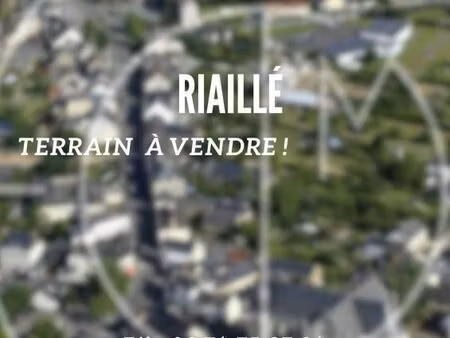 terrain 415 m² riaille