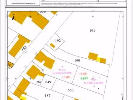 vends terrain  constructible centre  bourg crossac