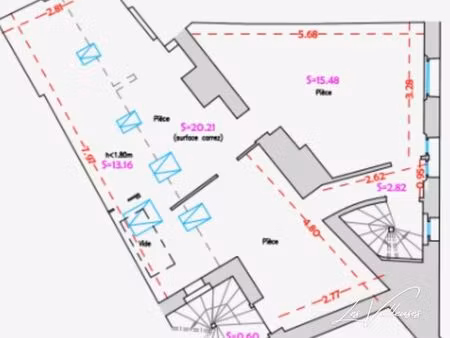 appartement 2 pièces 15 m²