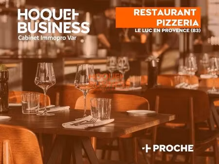 pizzeria  restaurant 75 m² le luc