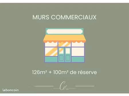 murs commerciaux 126 m² faverges-seythenex
