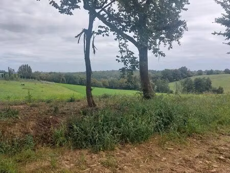 terrain à bâtir  viabilisé vue sur vallon calme