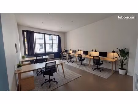 bureau privatif 6–8 postes – loft galin (bordeaux rive droite) – disponible immédiatement