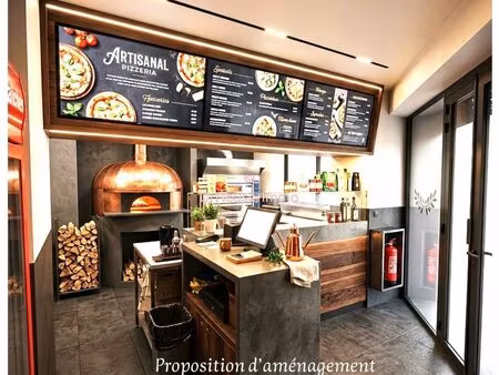 pizzéria 75 m² somain