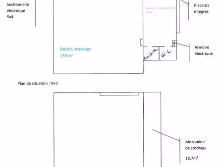 local professionnel 187m2