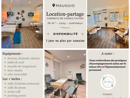 cabinet 16 m² dans un espace mieux-etre