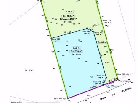 terrain constructible viabilisé