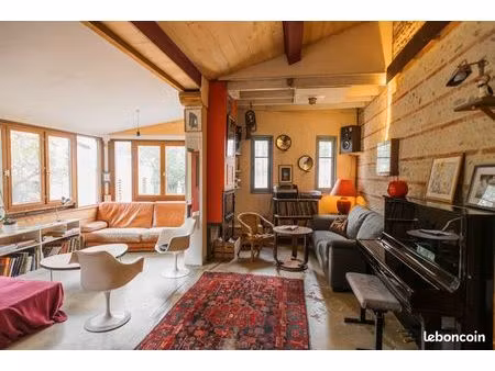 maison toulousaine avec jardin