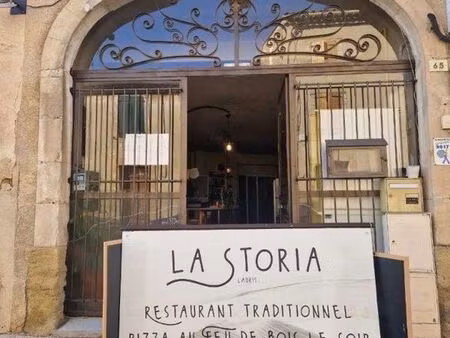 restaurant à vendre la storia