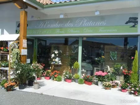 fond de commerce fleuriste