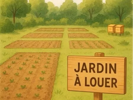 location de parcelles de jardin – 70 à 100 m² – fontenay-saint-père (6 km de mantes-la-jol