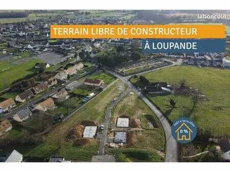 terrain 505 m² louplande