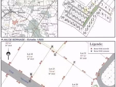 beaufay - terrains à bâtir viabilisés