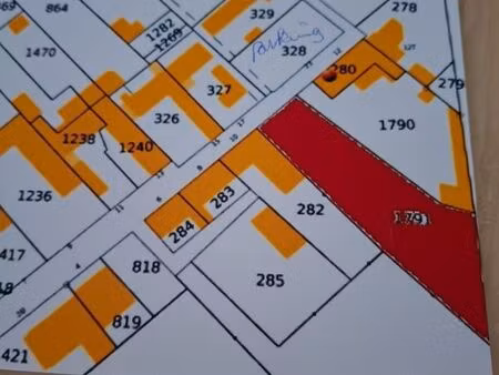 vente terrain constructible vu avec la mairie