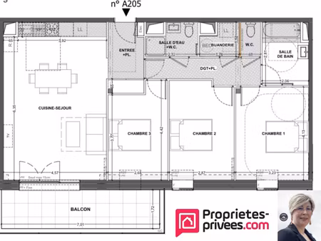 appartement cancale 4 pièce(s) 87.75 m2