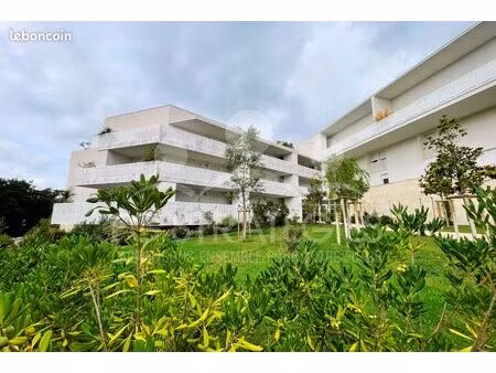 saint aunes – t3 moderne avec terrasse + garage double + cave