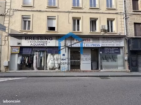 fonds de commerce  pressing 100 m² rive-de-gier