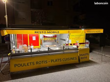 fond de commerce à saint-victor-sur-rhins (42)rôtisserie ambulante+plats cuisinés