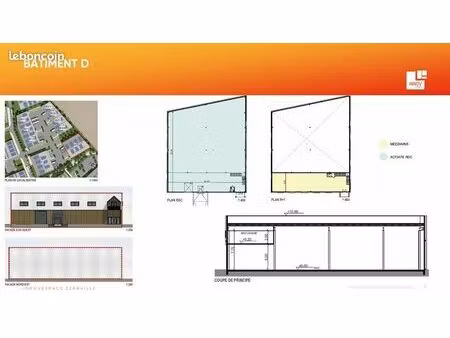 local d'activité 470 m²