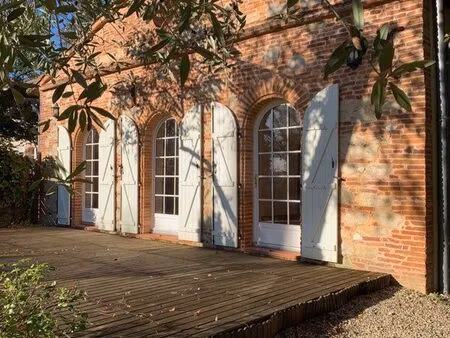 maison de caractère t4 terrasse et jardin montpitol