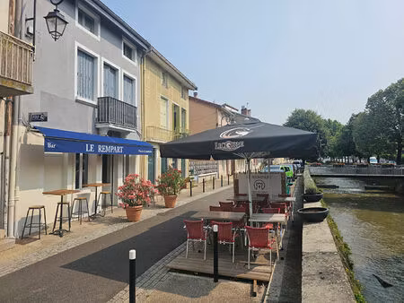 fonds de commerce montluel 55 m2 + terrasse