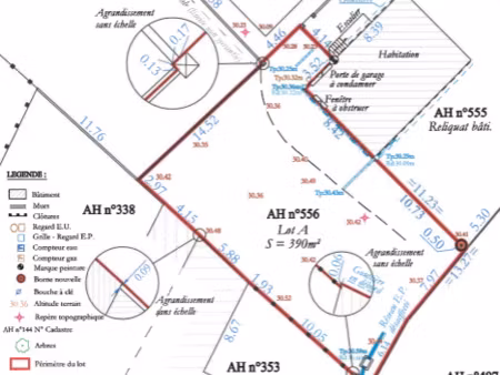 vente terrain aux sorinières (44840) : à vendre / 390m² les sorinières