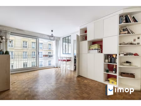 studio 33m² canal saint martin avec balcon