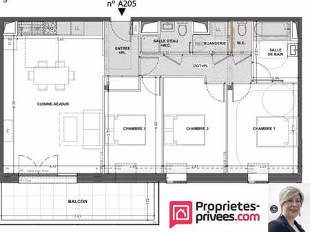 vente appartement 4 pièces à cancale (35260) : à vendre 4 pièces / 88m² cancale