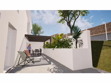 saint andré de la marche - plateau brut à réhabiliter - terrasse + 2 parkings