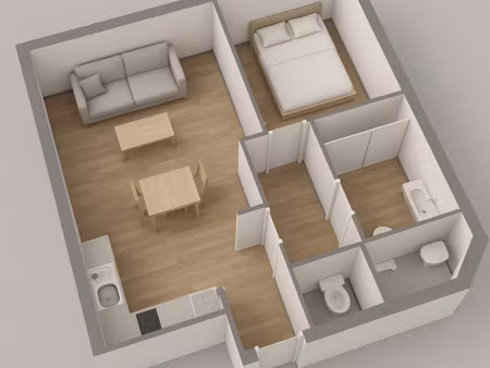 appartement t2 résidence le clos du paradis verquin (628