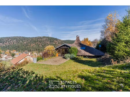 chalet d'architecte à la vue dégagée