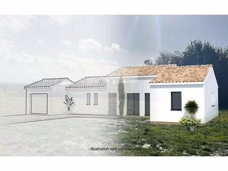 terrain avec maison neuve à vendre