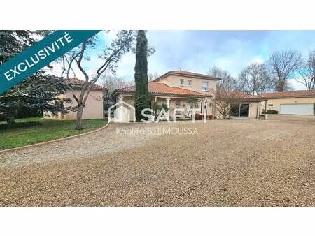 grande maison familiale 236 m² avec piscine – calme absolu – à 30 km de lyon