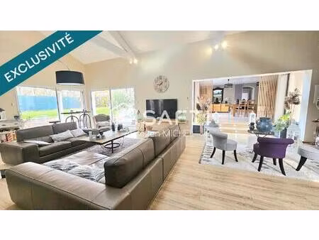 grande maison familiale 236 m² avec piscine – calme absolu – à 30 km de lyon