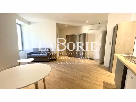 studio meublé 27 m2 - entièrement refait à neuf - centre vil