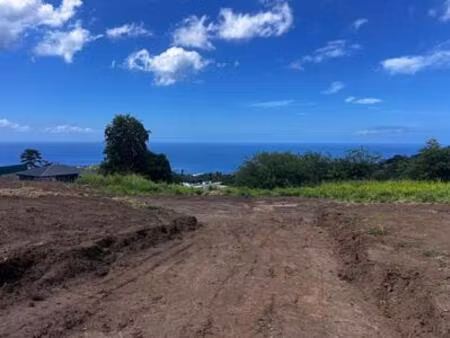 a vendre terrains avec vue mer  martinique