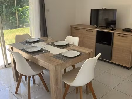 ? t3 meublé – disponible le 22 décembre – jardin privatif – climatisation – confort modern